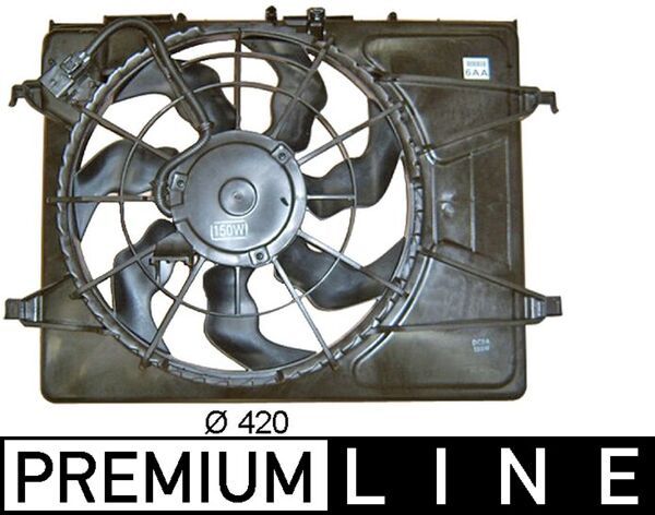 Ventilátor chladenia motora MAHLE CFF 265 000P