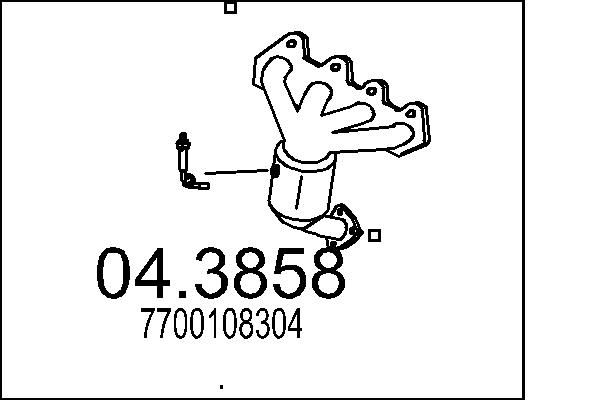 Katalizator MTS 04.3858