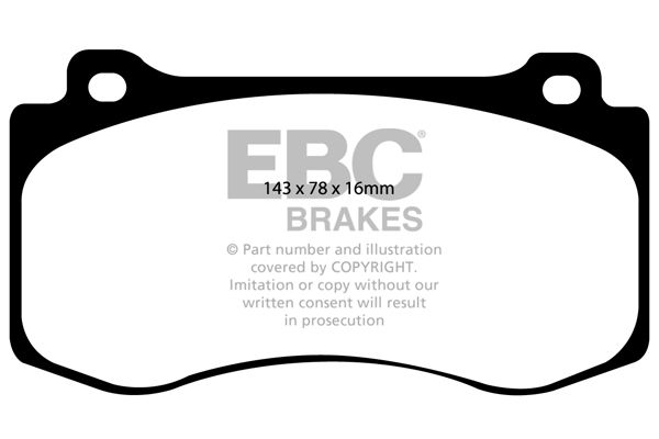 set placute frana,frana disc EBC Brakes DP41764R