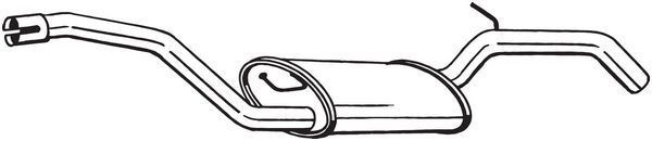 Tłumik końcowy BOSAL 280-295