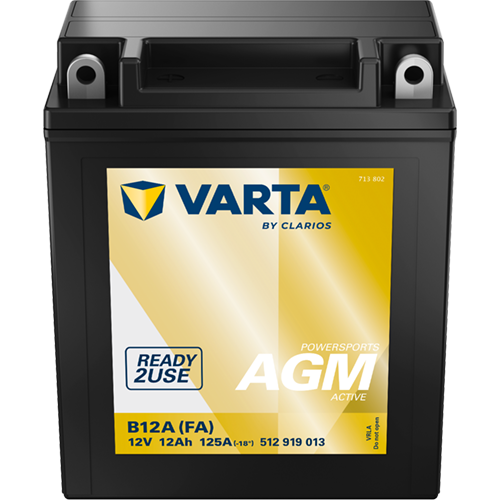 Baterie de pornire VARTA POWERSPORTS AGM ACTIVE 512919013K542