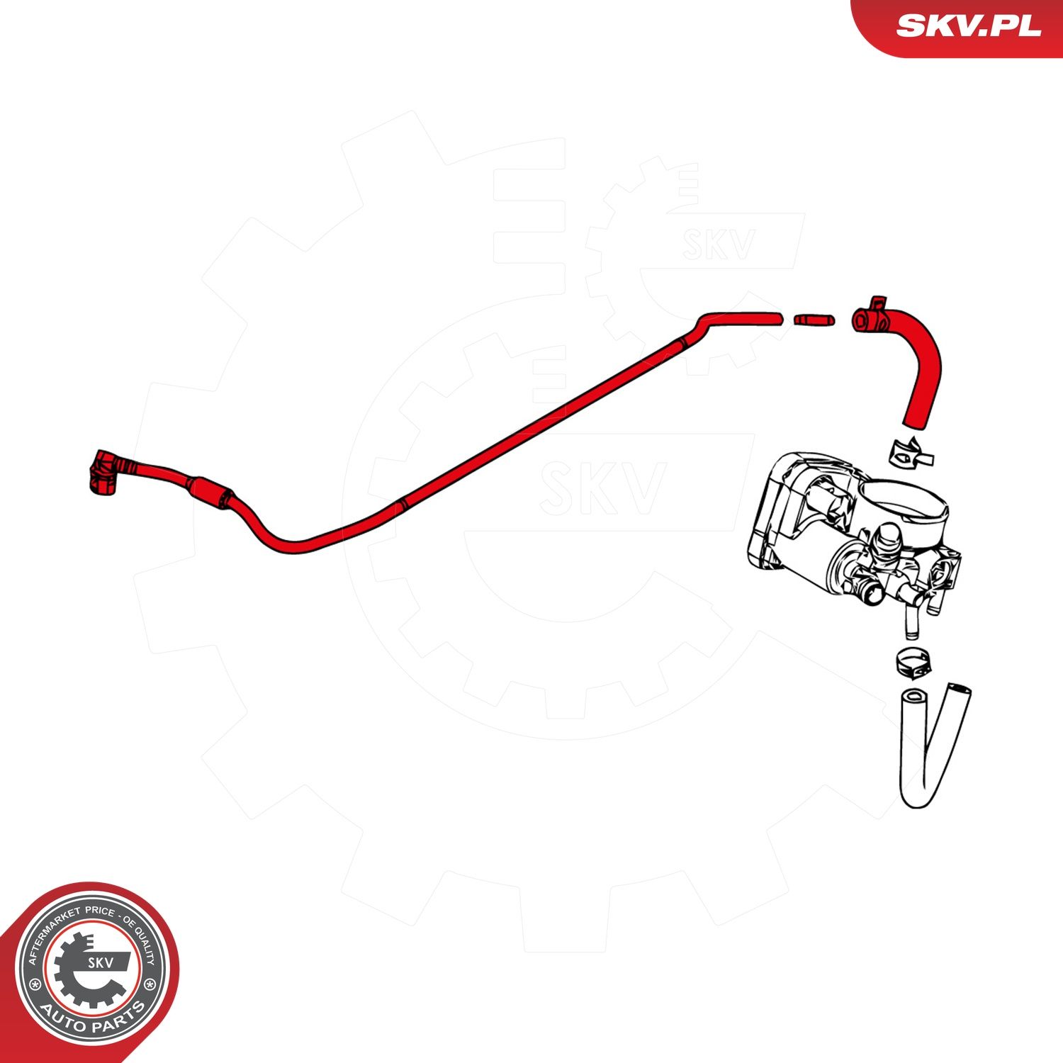 Levně Hadice chladiče ESEN SKV 96SKV034