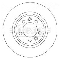 Tarcza hamulcowa BORG & BECK BBD4444