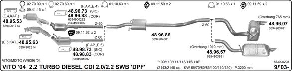 Układ wydechowy IMASAF 553000208
