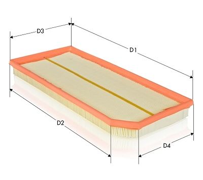 Filtr powietrza TECNECO FILTERS AR1685PM