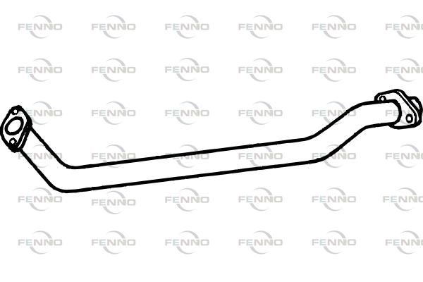 Rura wydechowa FENNO P6519