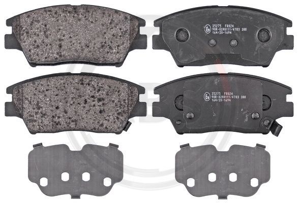 Zestaw klocków hamulcowych, hamulce tarczowe A.B.S. 35275