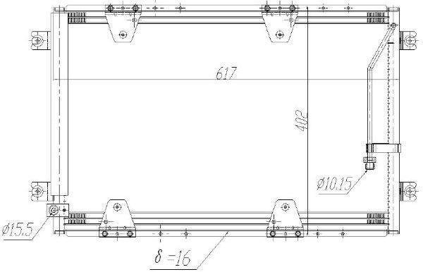 Condensator, climatizare MTR 13054835