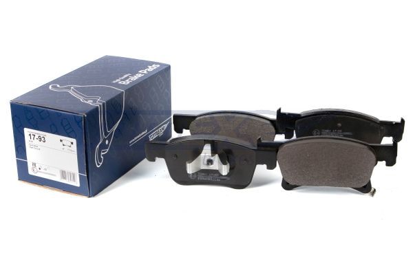 Levně Sada brzdových destiček, kotoučová brzda TOMEX Brakes 17-93