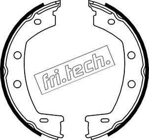 Zestaw szczęk hamulcowych, hamulec postojowy FRI.TECH. 1092.312