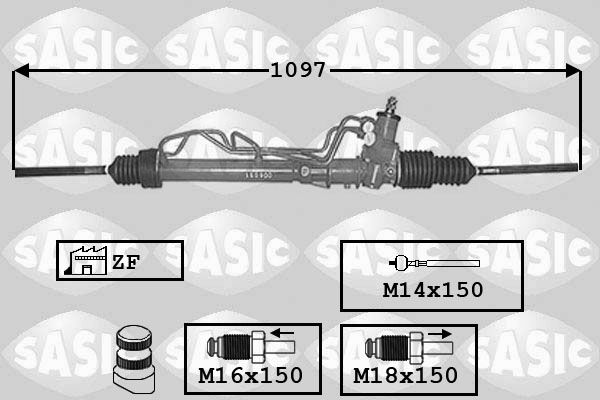 Przekładnia kierownicza SASIC 7006103