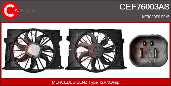 Elektromotor, větrák chladiče CASCO CEF76003AS