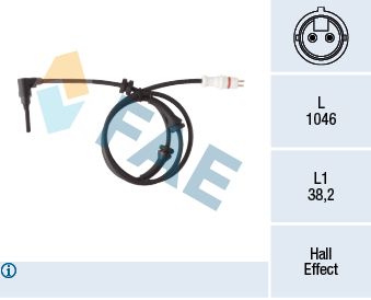 senzor,turatie roata FAE 78264