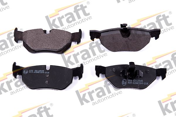 Sada brzdových destiček, kotoučová brzda KRAFT AUTOMOTIVE 6012545
