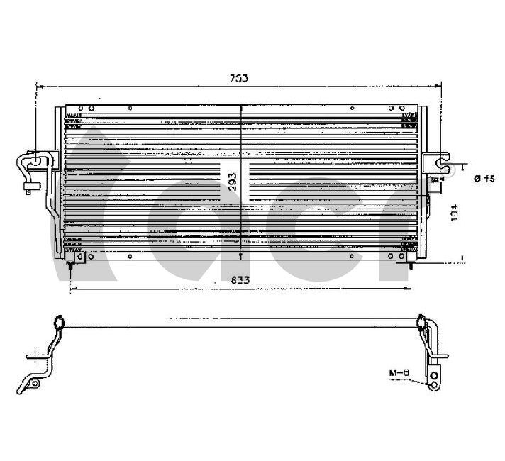 V38-62-0003 CONDENSEUR, CLIMATISATI