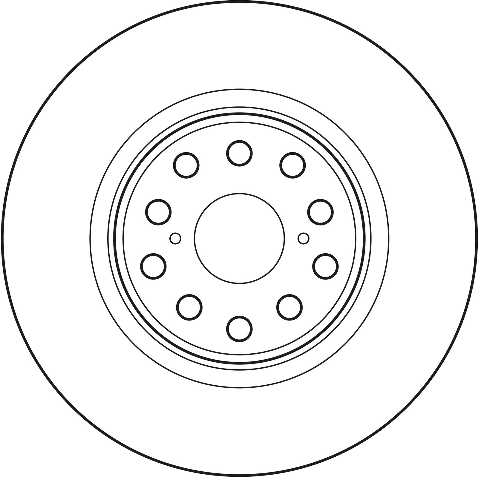 Disc frana TRW DF6827S
