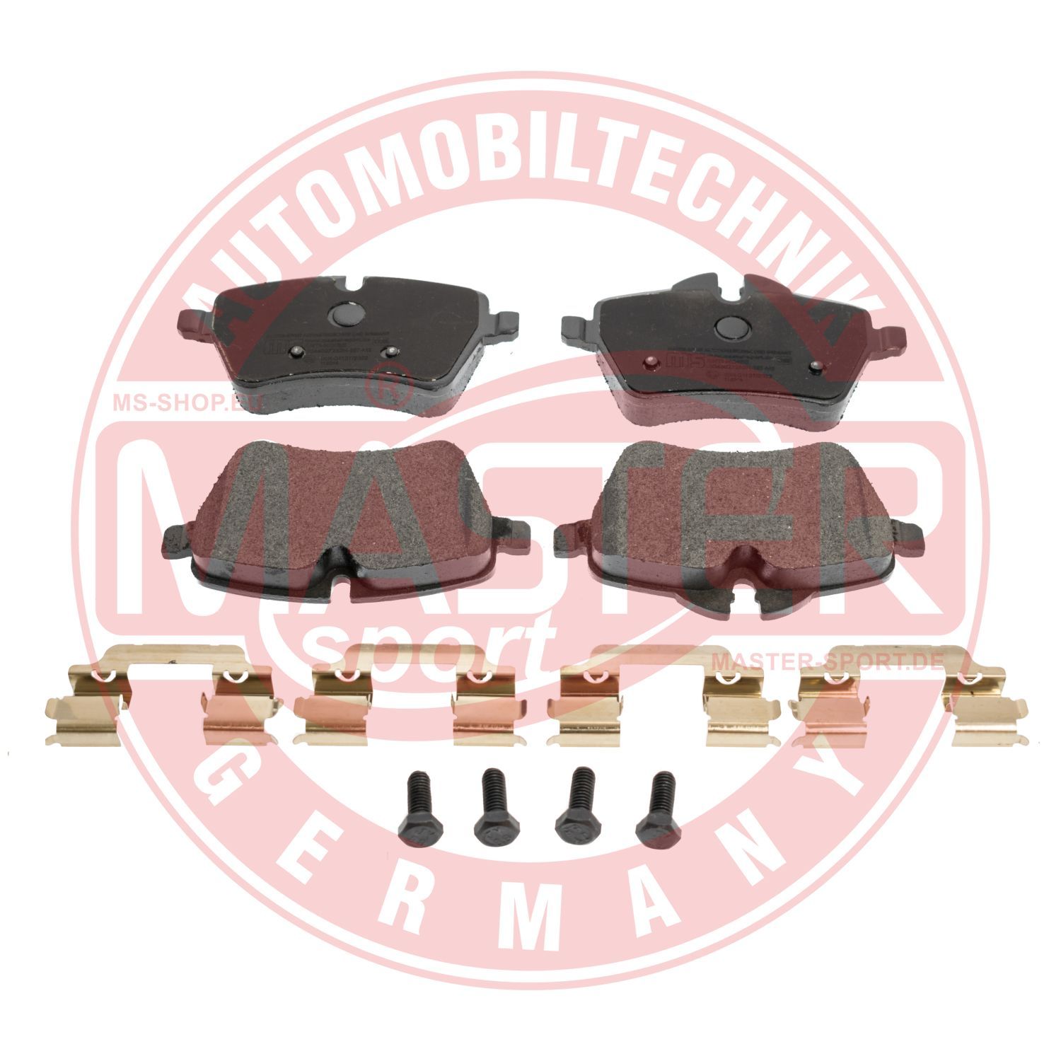 Zestaw klocków hamulcowych, hamulce tarczowe MASTER-SPORT GERMANY 13046027252N-SET-MS