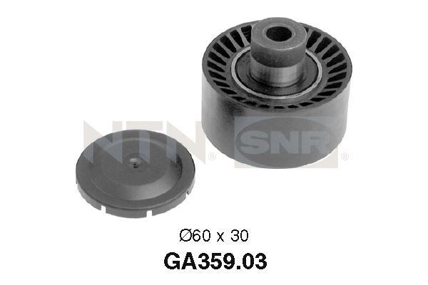 Vratná/vodiaca kladka rebrovaného klinového remeňa SNR GA359.03