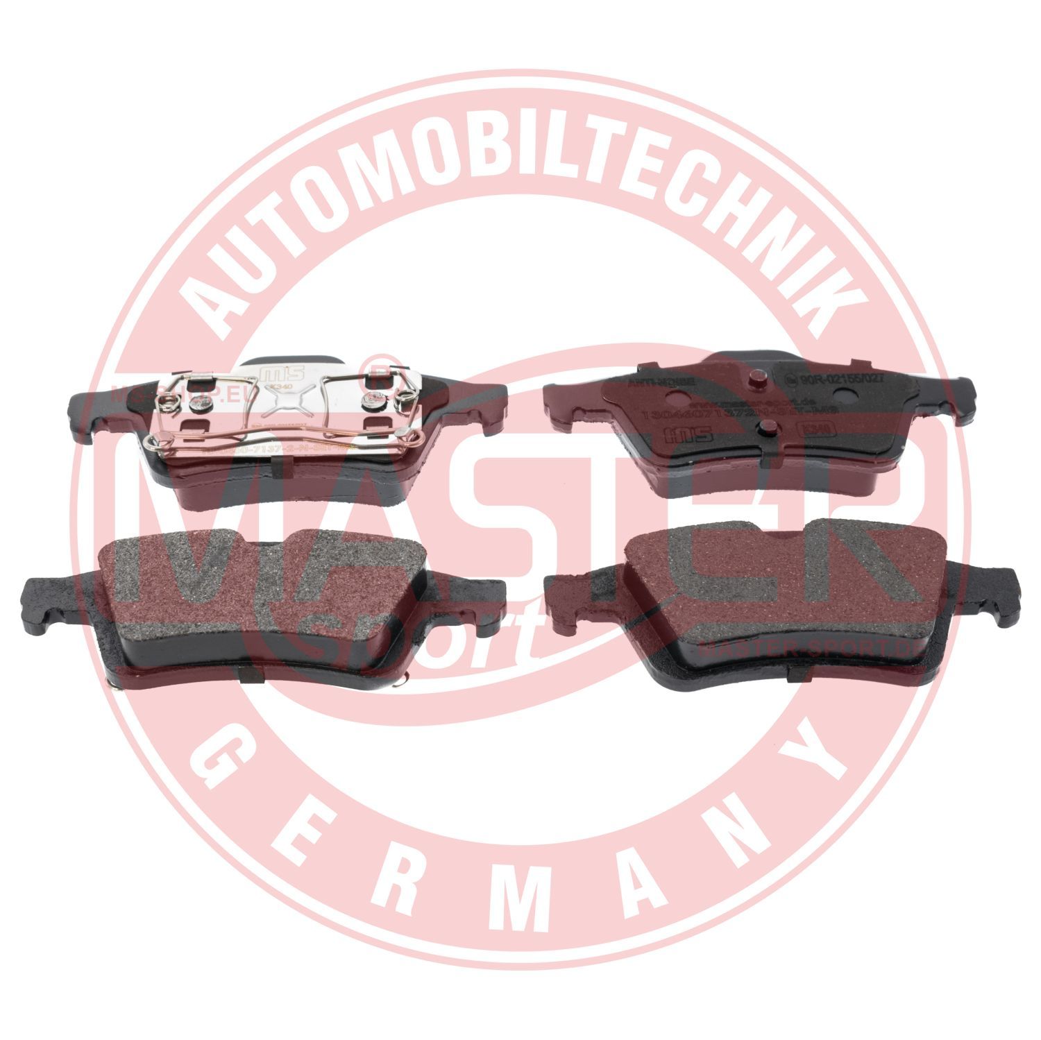 Zestaw klocków hamulcowych, hamulce tarczowe MASTER-SPORT GERMANY 13046071372N-SET-MS