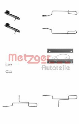 Zestaw akcesoriów, klocki hamulcowe METZGER AUTOTEILE 109-1188