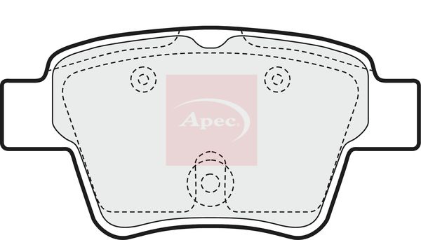 Apec - Rear Brake Pad Set