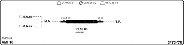 Układ wydechowy IMASAF 514000004