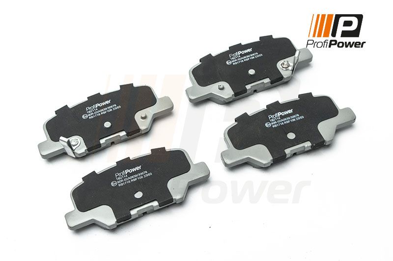 Levně Sada brzdových destiček, kotoučová brzda ProfiPower 1B2114