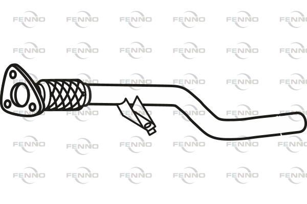 Rura wydechowa FENNO P49011