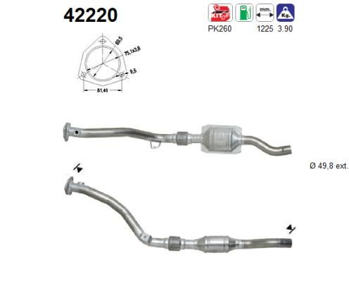 Katalizator AS 42220
