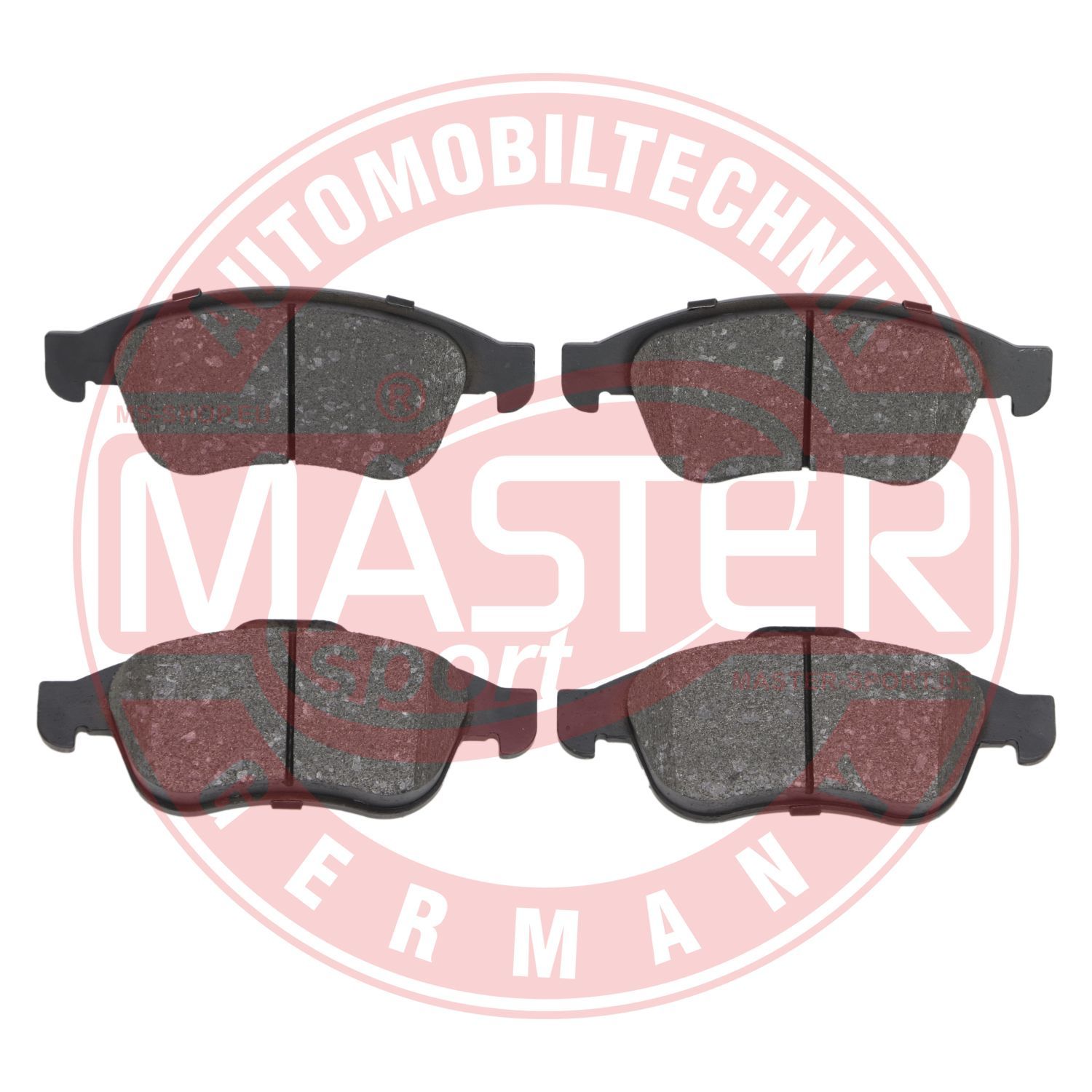 Zestaw klocków hamulcowych, hamulce tarczowe MASTER-SPORT GERMANY 13046072662N-SET-MS