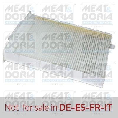 Filtr, wentylacja przestrzeni pasażerskiej MEAT & DORIA 17332F