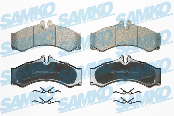 Sada brzdových destiček, kotoučová brzda SAMKO 5SP633