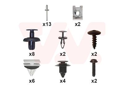 Set montaj, bara protectie VAN WEZEL 1853793