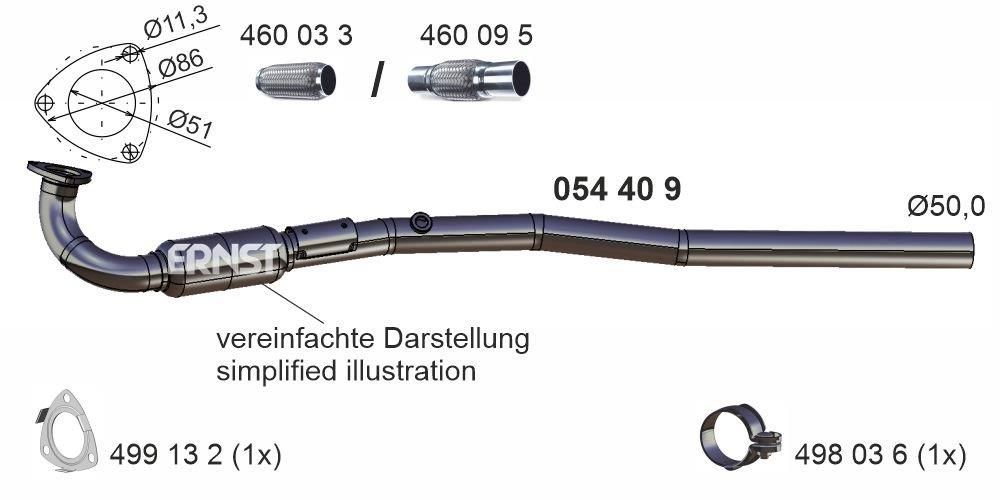 Racord evacuare ERNST 054409