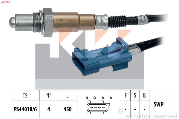 Sonda lambda KW 498 078