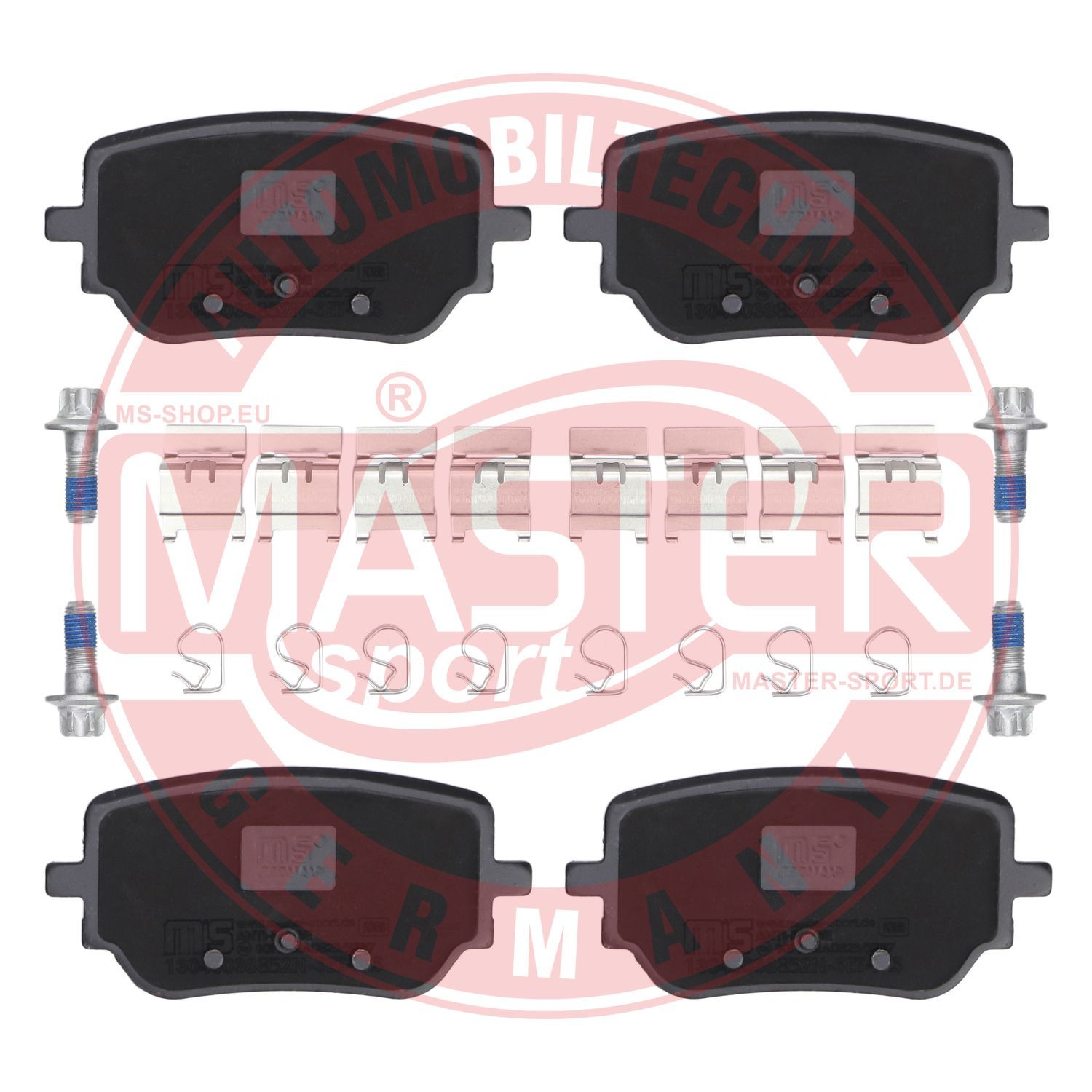 Zestaw klocków hamulcowych, hamulce tarczowe MASTER-SPORT GERMANY 13046038852N-SET-MS