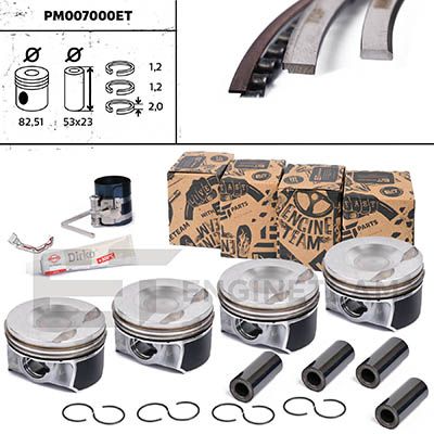 Set pistoane ET ENGINETEAM boxET – service kit PM007000ET