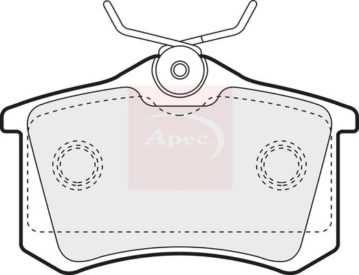 Apec - Rear Brake Pad Set