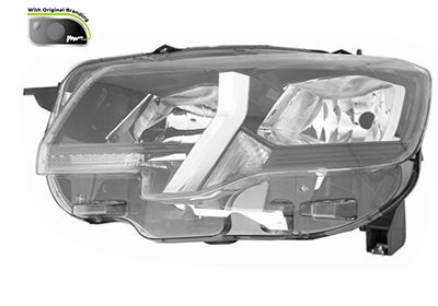 Reflektor VAN WEZEL 4091962V
