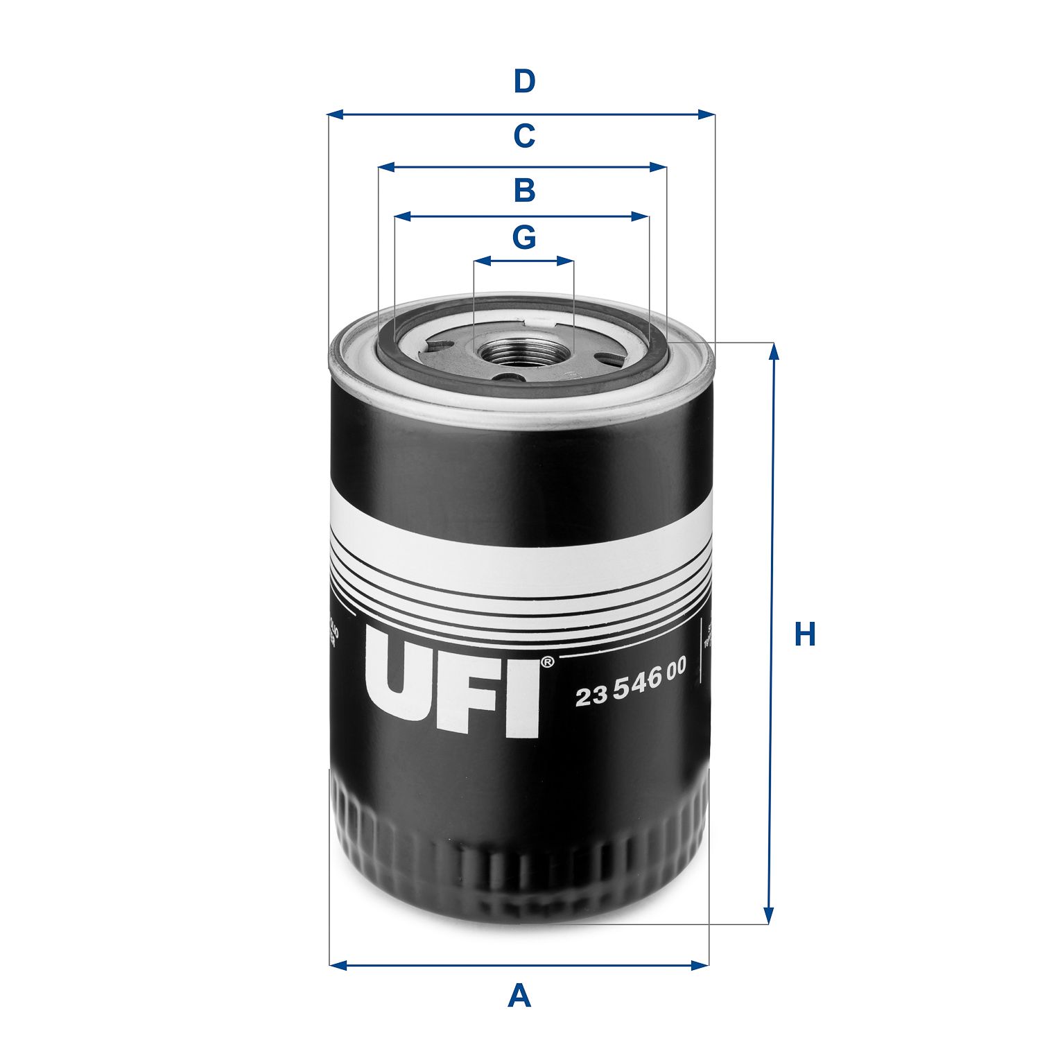 Olejový filter UFI 23.546.00
