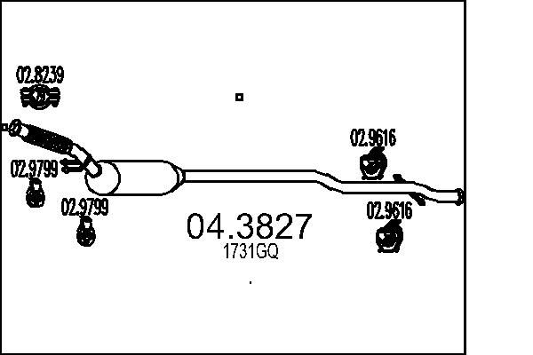 Katalizator MTS 04.3827
