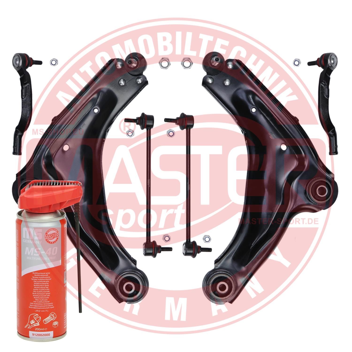E-shop Sada ramien nápravy zavesenia kolies MASTER-SPORT GERMANY 36921-KIT-MSP