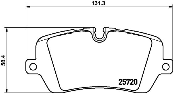 Zestaw klocków hamulcowych, hamulce tarczowe MINTEX MDB3343