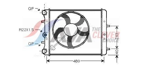 Радиатор, охлаждение двигателя