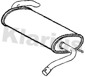 Tłumik końcowy KLARIUS 211386