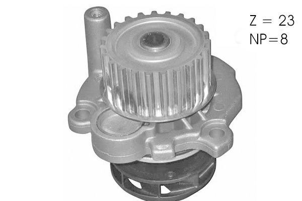 Pompe à eau, refroidissement du moteur