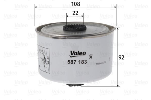 Palivový filtr VALEO 587183