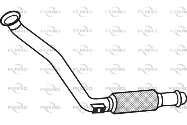 Rura wydechowa FENNO P3756