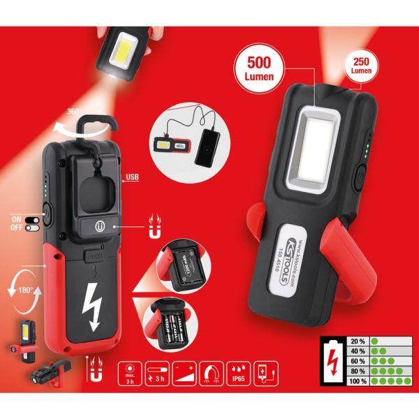 Lampa de mana KS TOOLS 150.4510