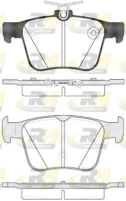 Zestaw klocków hamulcowych, hamulce tarczowe ROADHOUSE 21516.10